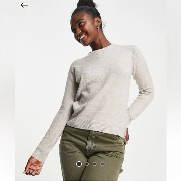 Pull&Bear Sweaters - Pull & Bear Fine Knit Pullover Sweater Women's Sz Large Camel / Beige NWT